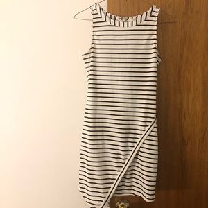 Jack BB Dakota Womens Striped Dress Size S White